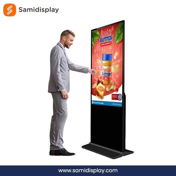 43 Inch Touch Screen Kiosk Low Cost Digital Signage Advertising Display ...