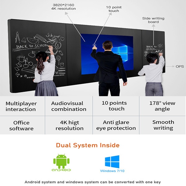 Interactive Nano Touch screen Smart Blackboard