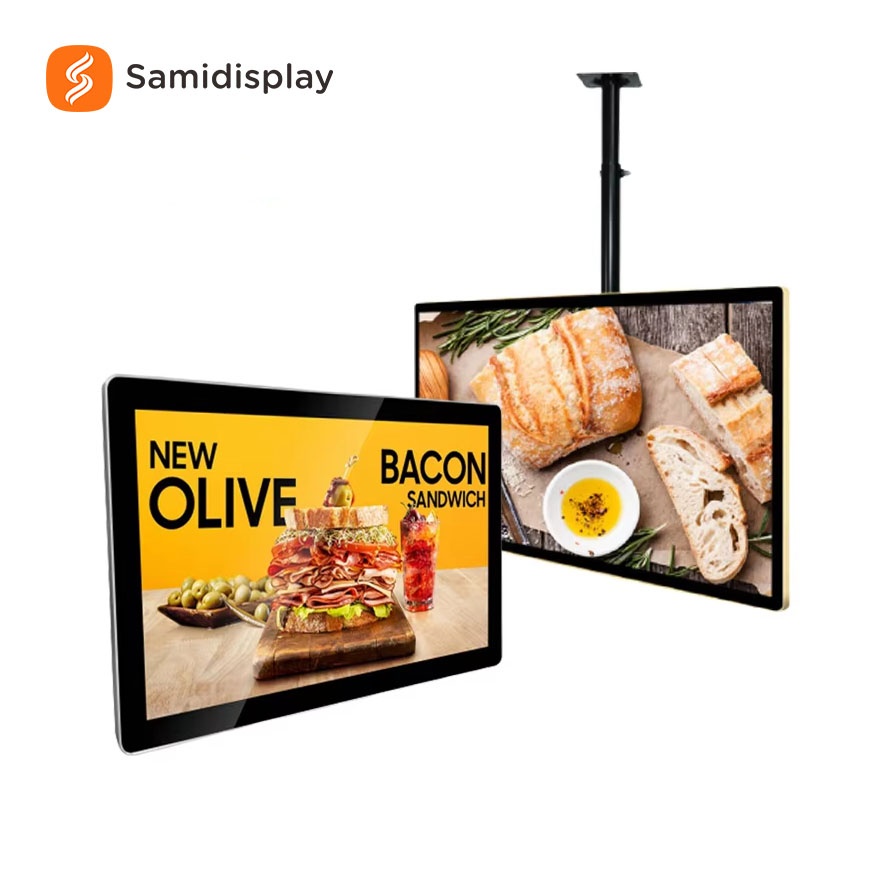 Digital Menu Board 32 Inch for Hotel Food Service