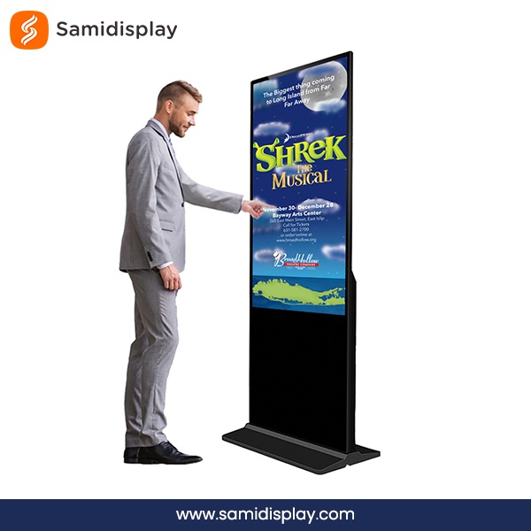 Digital Signage Display Indoor Vertical Advertising Screen Floor Standing Touch Kiosk
