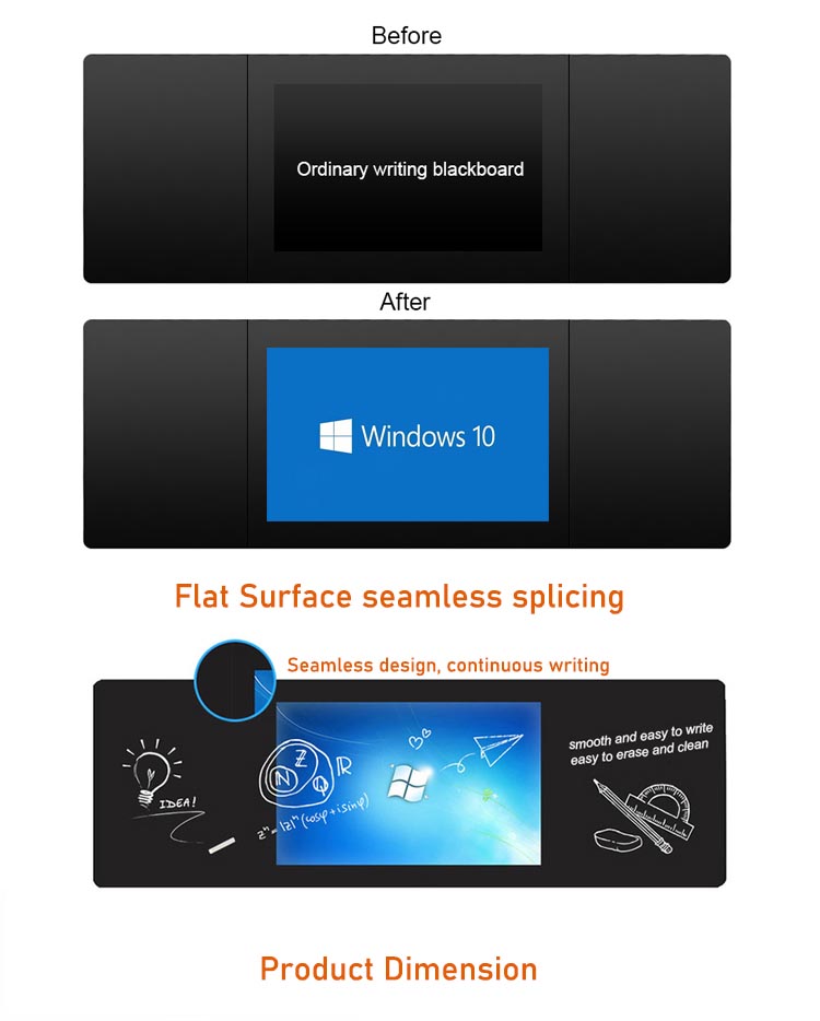 75 inch Multi PCAP Touch Interactive Blackboard