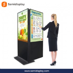 55 Inch Double Side LCD Advertising Screen
