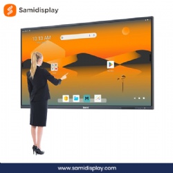 75 Inch Digital Whiteboard for Classroom LED Interactive Display Marker