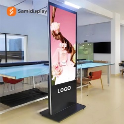 Android Floor Standing Digital Signage Kiosk 55-65 Inch 4K
