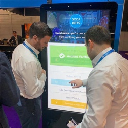 Floor Stand Vertical Interactive Display