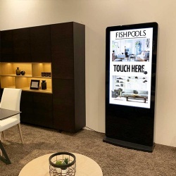 Floor Stand Vertical Interactive Display