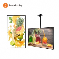 Hotel Menu Board 43 Inch Indoor Commercial Display