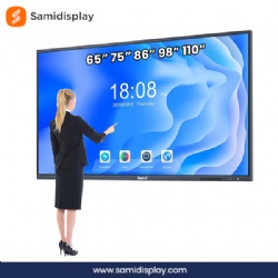 Smart Board With Wheels For Students Class Teacher LED Interactive Whiteboard