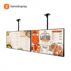 Wall Mounted Menu Board 32 Inch for Fast Food Restaurant
